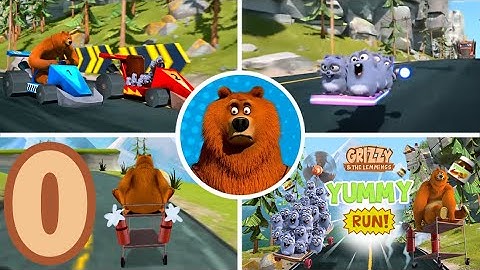 Grizzy and the Lemmings Yummy Run - Gameplay Walkthrough Part 0 (Android/iOS)