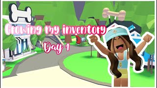 Growing my inventory with different challenges | Day 1 |