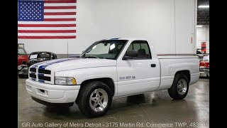 Celebrity 1998 Dodge Ram 1500 SS/T For Sale - Walk Around Net Worth