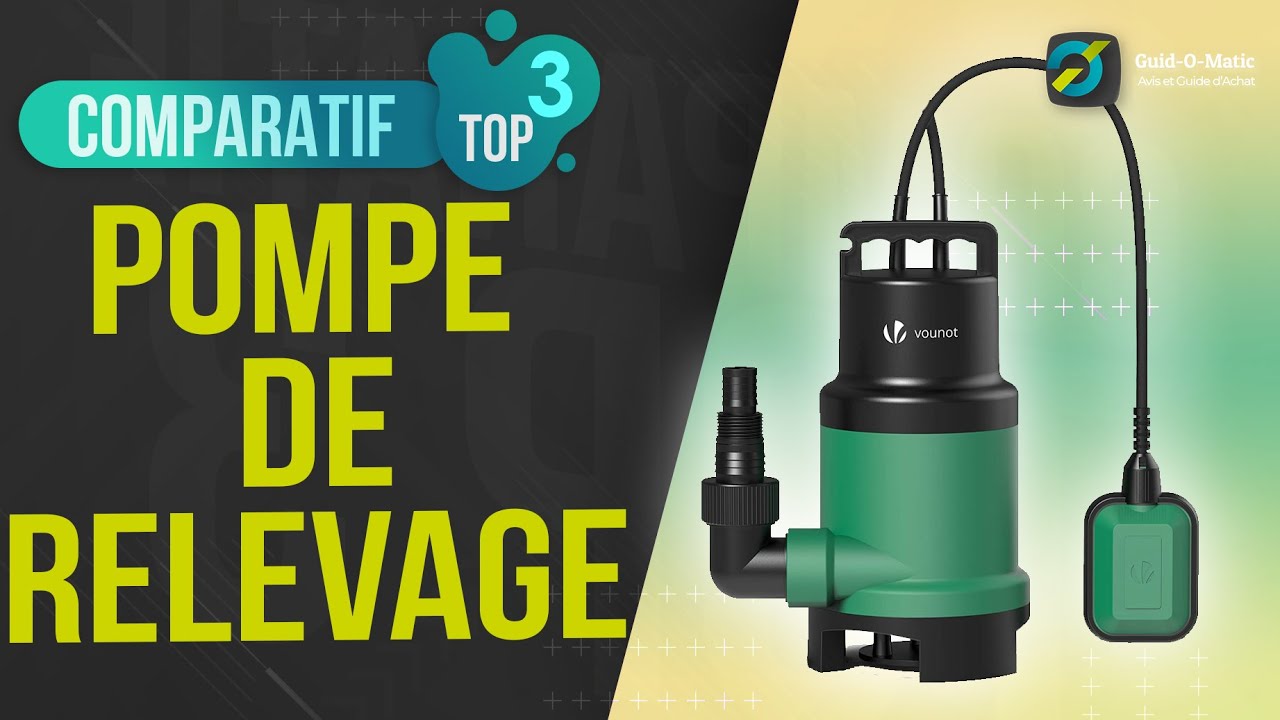 Pompe de relevage - Le Guide Du Chauffage