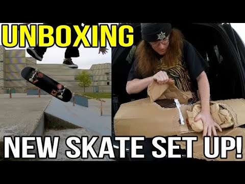 Unboxing Skate Warehouse - New Skateboard Set Up & Review - YouTube