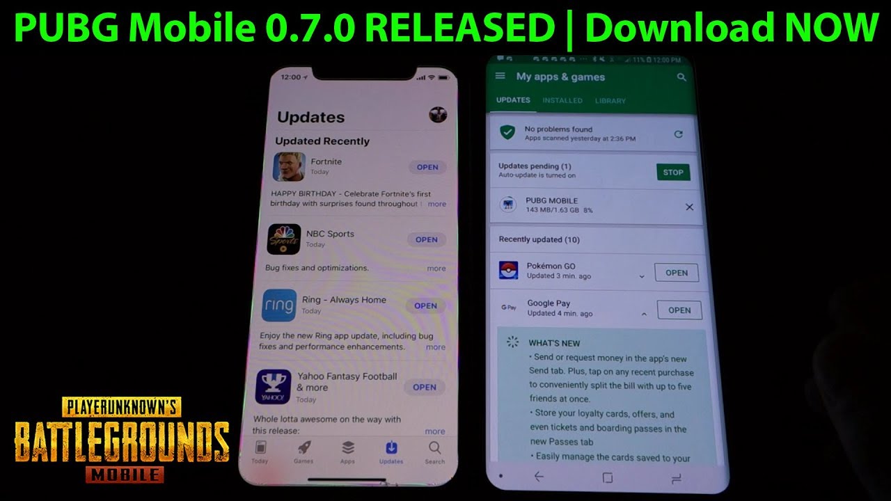 PUBG Mobile 0.7.0 RELEASED on Android & Apple iOS | Download NOW!!!