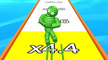 Rope-Man Run - Gameplay Walkthrough Level (50-55) Android, iOS