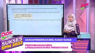 Sukses(2022) | Asuhan Pendidikan Awal Kanak-Kanak: Perkembangan Deria & Pemahaman Dunia Persekitaran screenshot 4