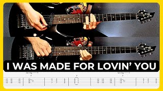 I Was Made For Loving You - Kiss | Tabs | Guitar Lesson | Cover | Solo | All Guitar Parts