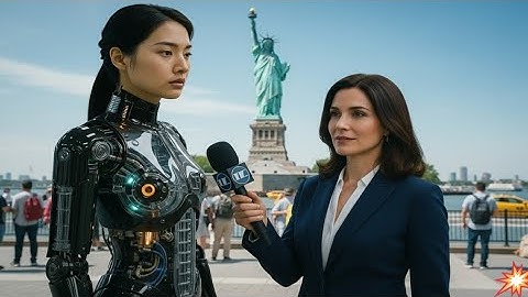 Futuristic AI Robot Interview | Humanoid Answers Questions Like a Human | Sci-Fi Robotics #robotics 