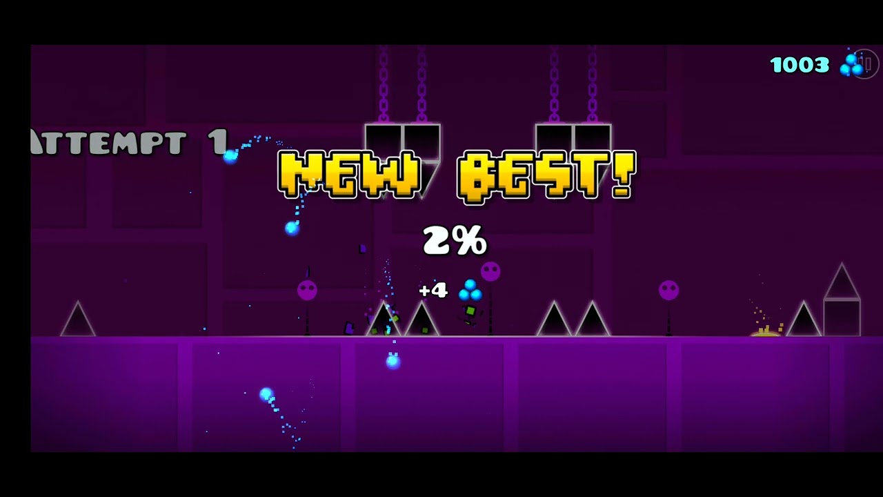How far can I get in every geometry dash level I have? - YouTube