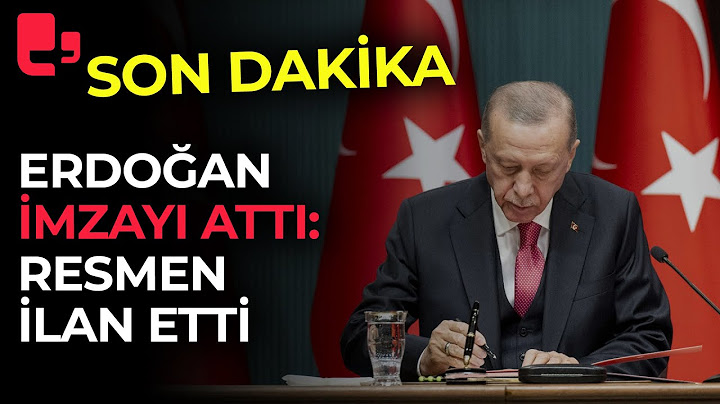 Erdoğan o karara imzayı attı: Resmen ilan etti