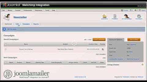 First Steps - Import Joomla! users to MailChimp