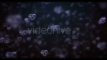Loop Moved Seo Icons Background | Motion Graphics - Videohive template