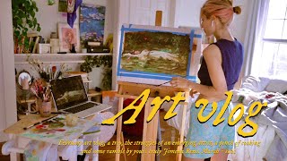 Art Vlog; struggles of art, a trip & rambles of yours truly 🌷