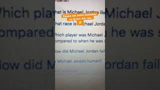 The dumbest question in the world about Michael Jordan