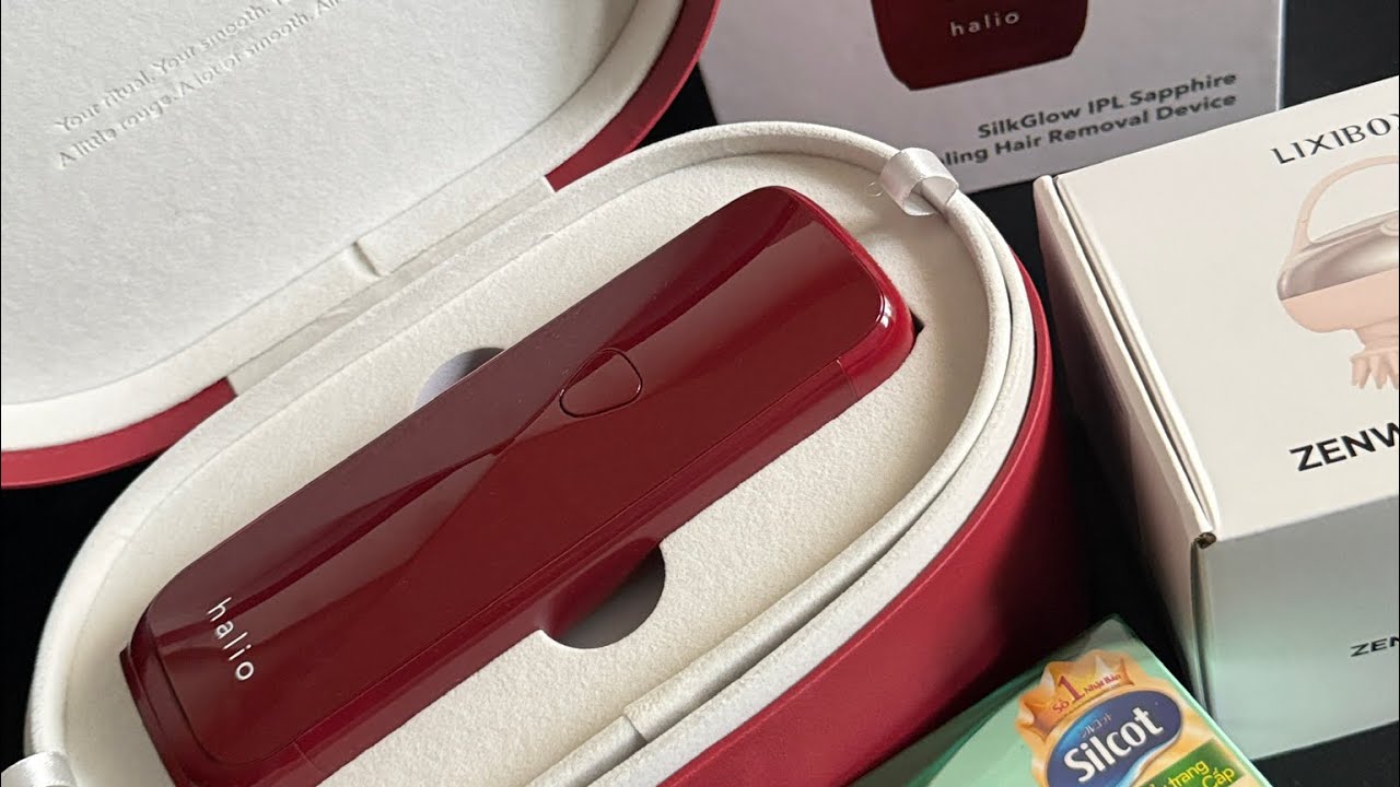Máy Triệt Lông Halio SilkGlow IPL Sapphire Cooling Hair Removal Device - Rouge | Meii Meii |