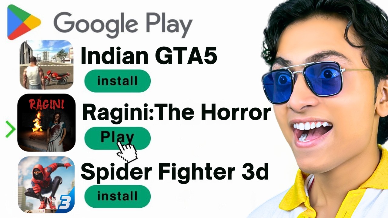 I Played YOUR Favourite Games from PLAYSTORE😱 INDIAN BIKE DRIVING