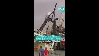 🔥🚢 RIBEIRA | Intentan evitar a ESCORA do Awadi, o barco que ARDEU no porto