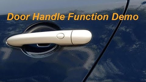 cardot 2020 year door handle trigger smart car alarm system