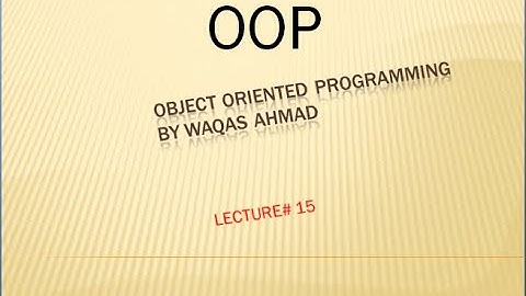 Lecture #15 | Inheritance | Categories of Inheritance | Inheritance Examples | Inheritance in OOP