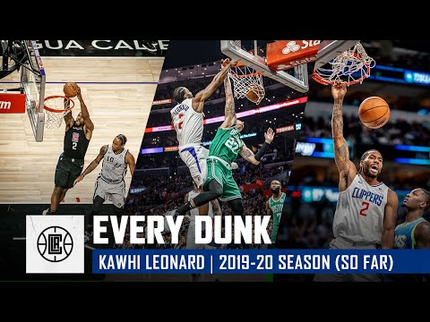 Every Kawhi Leonard Dunk This Season (So Far) | LA Clippers