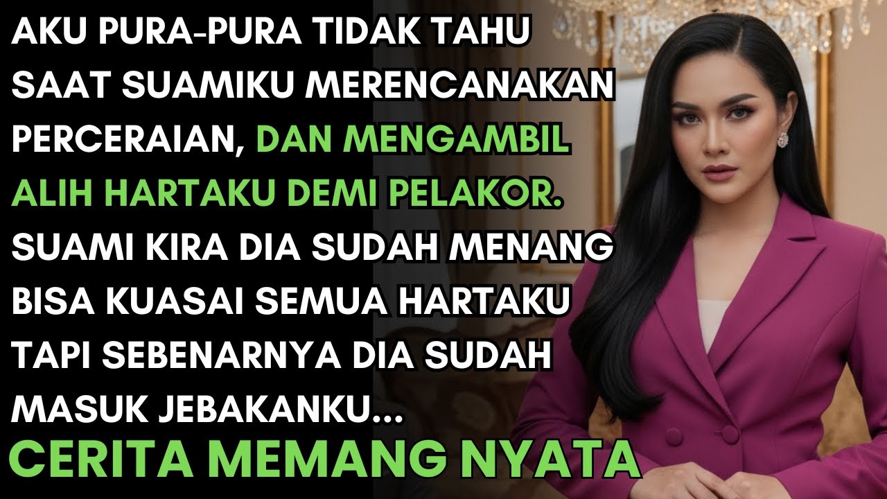 PURA PURA TAK TAHU SUAMI URUS SURAT CERAI INGIN REBUT HARTAKU DEMI PELAKOR- NYATANYA MASUK JEBAKANKU
