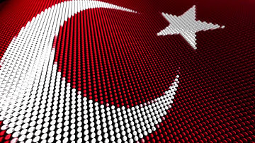 Motion Particle Flag Loop Turkey | Non Copyright Video | 4k HD  | By NonCopyrightVideos