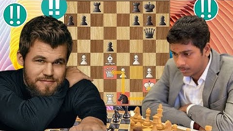Awesome Chess Game: 115 By Magnus Carlsen vs Pranav V #chessplayer #chess #magnuscarlsen #chessgame