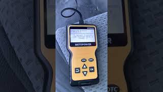 How to clear check engine light with the OBDII Motopower diagnostic meter