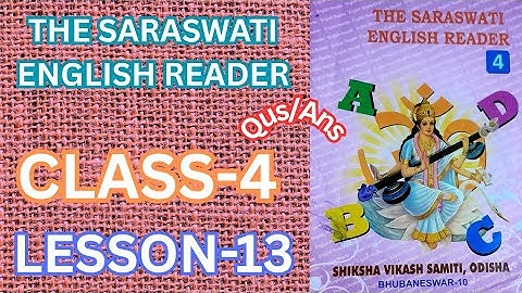 Class 4 English Reader ll Lesson13 ll Qus/Ans @Pksimplelearning 