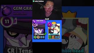 Carrying the REAL Tensai in Ranked 🦝 #brawlstars #gaming #supercell