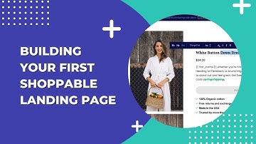 Building your first shoppable landing page in Unstack