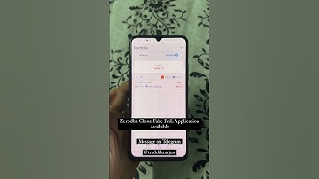 Zerodha Clone Fake PnL Application Available.     #zerodhaclone #fakeprofits #trading #trader