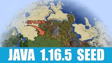 Minecraft Java 1.16.5 Seed: Four villages, two desert temples all around shattered savanna at spawn