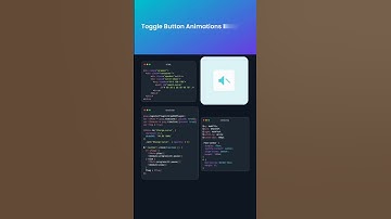 Toggle Button Animation | #shorts #html  #css  #viral  |