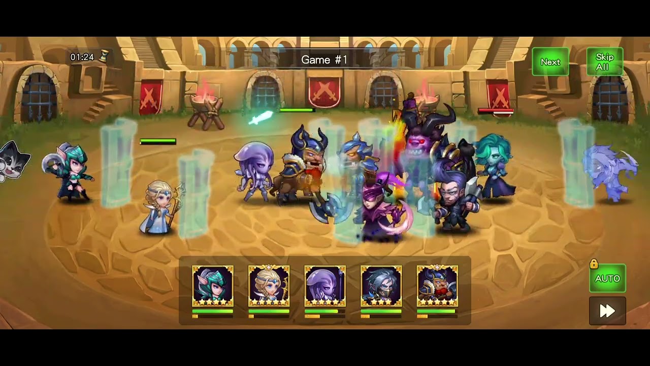 Crystal Legends: Two Heroes Getting Starred Up/Fully Geared Orange +1 Fantasy Venerable