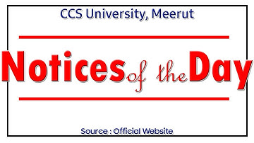 Notices of the Day | Online Form Info