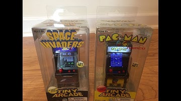 Tiny Arcade PAC-MAN and Space Invaders unboxing