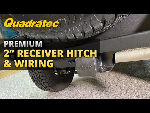How to Install Quadratec Receiver Hitch and Trailer Wiring for 2018+ Jeep Wrangler JL