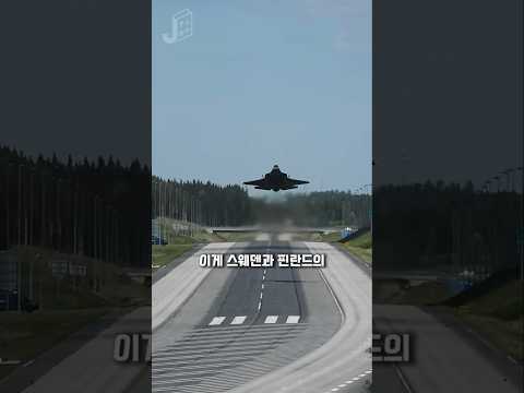 고속도로에 착륙하는 F-35