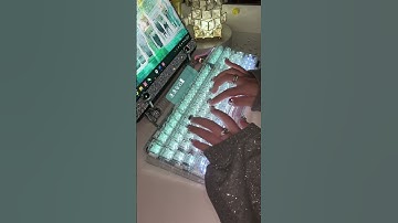 TYPING ASMR  |  COOLKILLER CK98 TRANSPARENT MECHANICAL KEYBOARD ICEBLADE TACTILESWITCH SOUND TEST