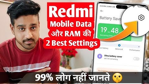 Redmi Mobile data best setting | turn off mobile data when device is locked | android hidden setting