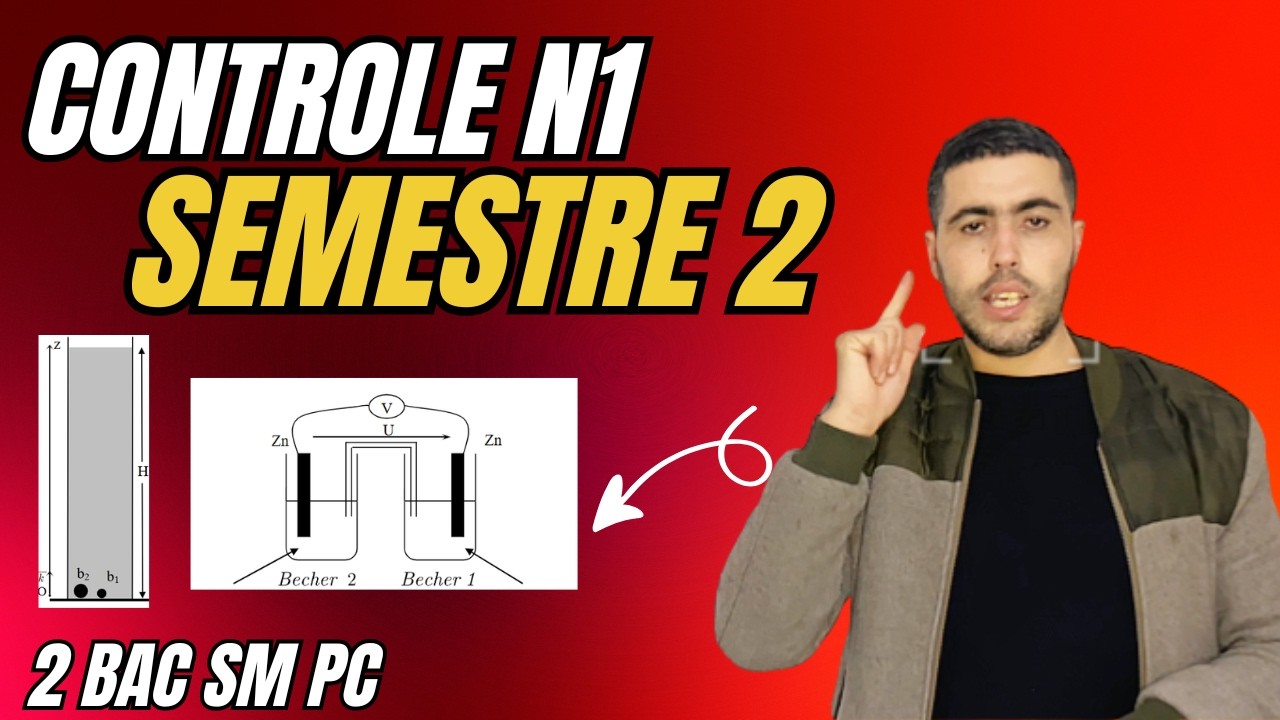 Contrôle N1 2BAC SM Physique Chimie – S2 Modèle N13 | Est-ce que tu peux avoir 20/20