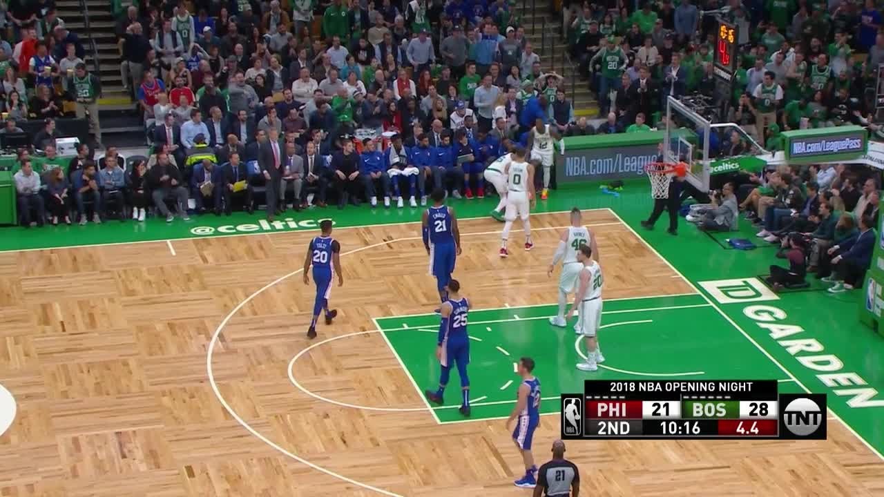 2nd Quarter One Box Video Boston Celtics Vs Philadelphia 76ers Youtube