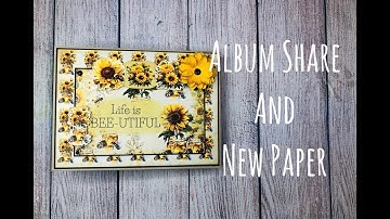 5 1/2 x 7 1/2 Mini Album Share.  Created by @letsgetscrappy2654