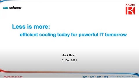 Submer & Kaori | Singapore Cloud & Datacenter Convention 2021 | Submer