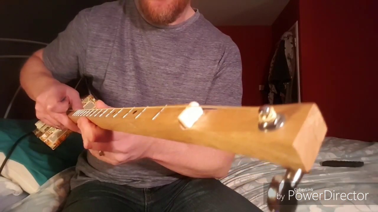 Demo of my Diddley Bow - One String Cigar Box Guitar - YouTube