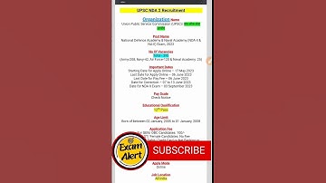 UPSC NDA ii Online Form 2023 Kaise Bhare | How to Fill NDA 2 & NA 2 Online Form 2023