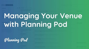 Venue Management Software - Planning Pod [OUTDATED]