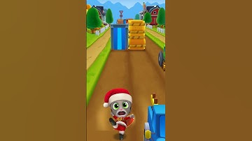 Best Funny Fails Talking Tom Gold Run Santa Tom Android iOS Gameplay #shorts #talkingtom #shortfeed