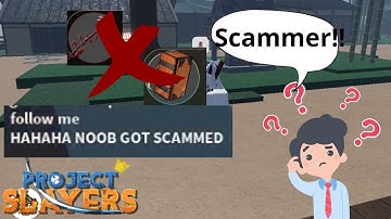 SCAMMER IN TRADING?!? | [Update 1.5🎆🥶] Project Slayers