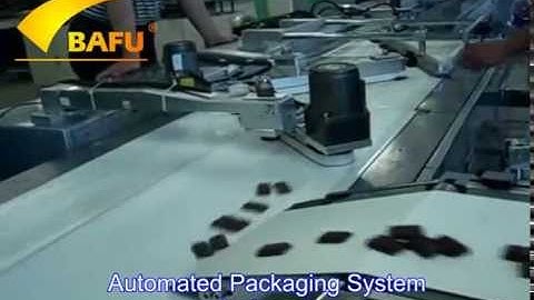 automatic chocolate packaging line, chocolate wrapping machine, automated packaging of bars