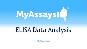 ELISA Analysis with MyAssays Desktop